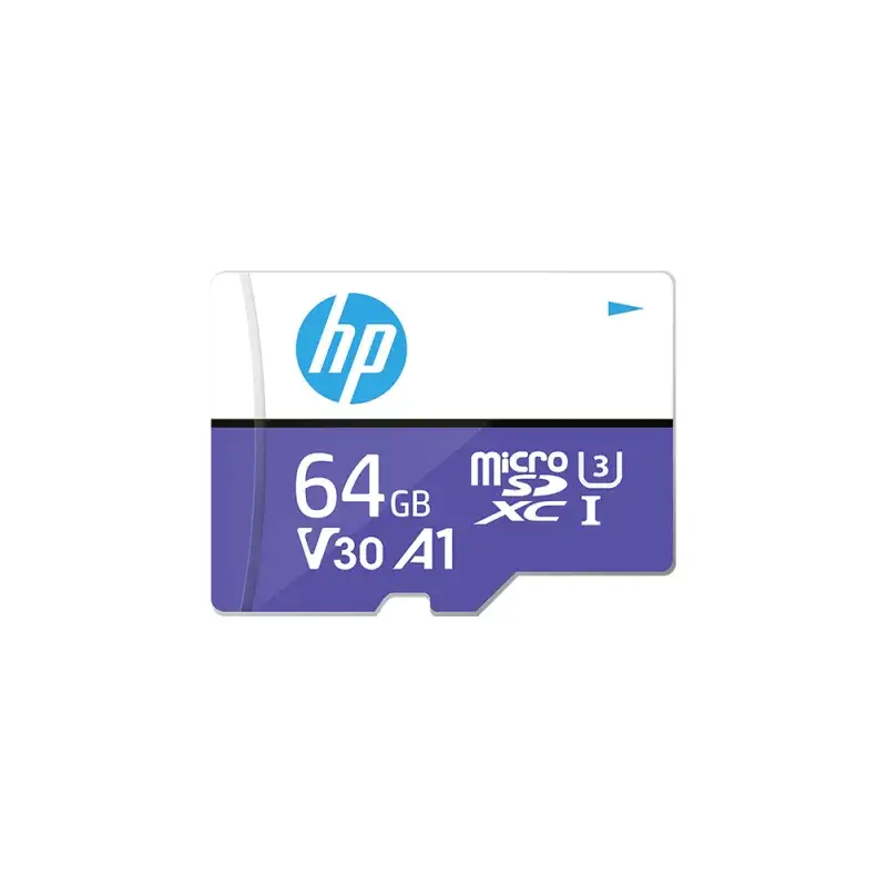 HP MX330 64GB Cl 10 U3 V30 A1 microSDXC Flash Memory Card
