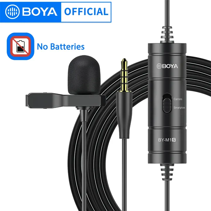 BOYA BY-M1S Universal Lavalier Microphone