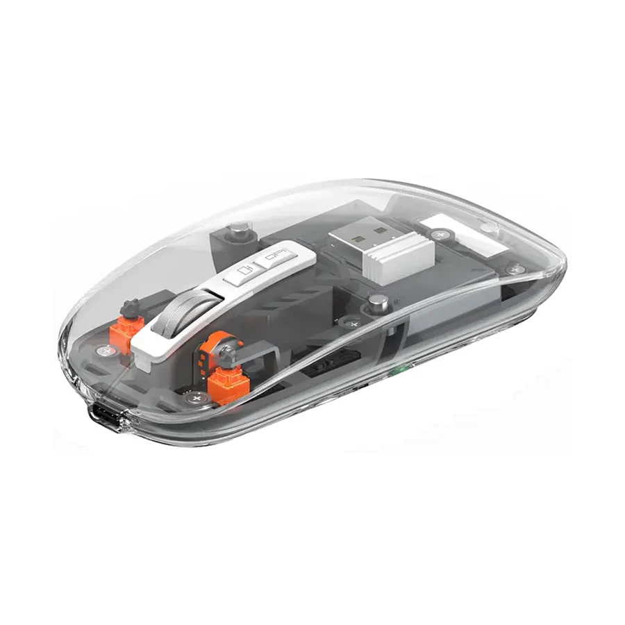 WiWU WM105 Crystal Transparent Magnetic Wireless Mouse