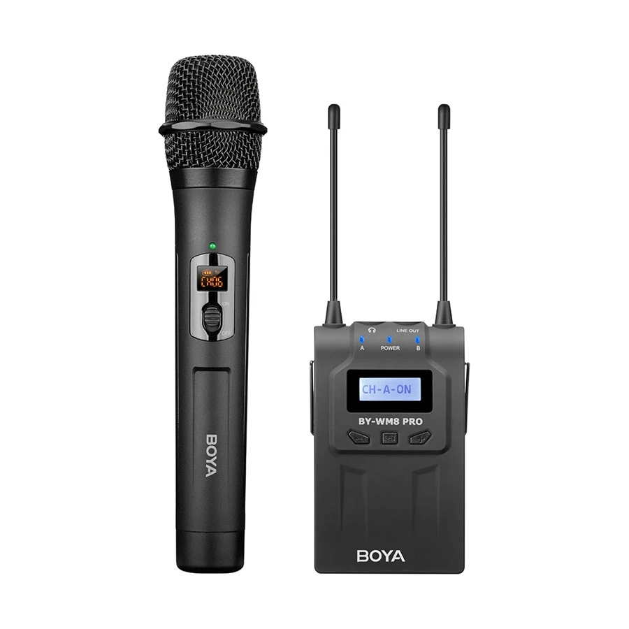 Boya BY-WM8 Pro-K3 UHF Dual-Channel Wireless Microphone System