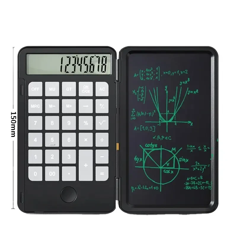 Rechargeable Desktop Calculator With Writing Tablet And Touch Pen