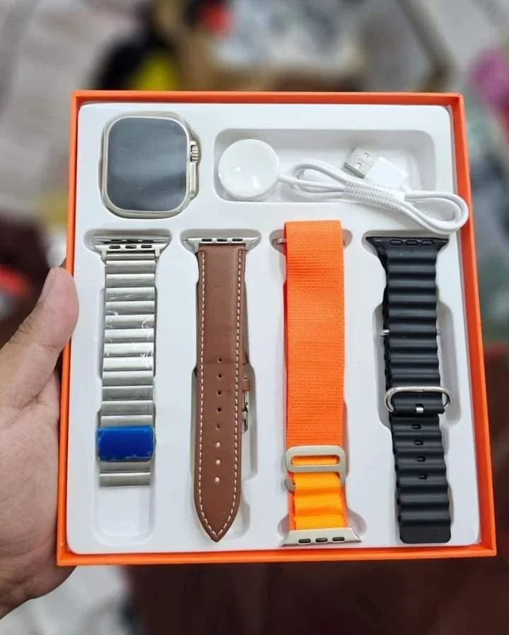 Y10 Ultra Smart Watch With 4 Straps