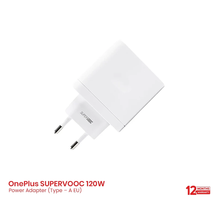 OnePlus SUPERVOOC 120W Power Adapter (Type – A EU)