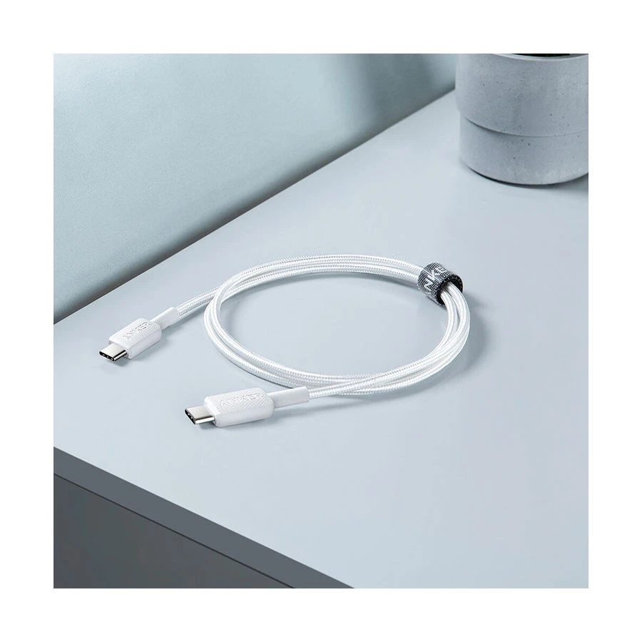 Anker 322 USB Type-C Male to Male, 1.8 Meter, White Charging & Data Cable #A81F6H21 Thumbnail