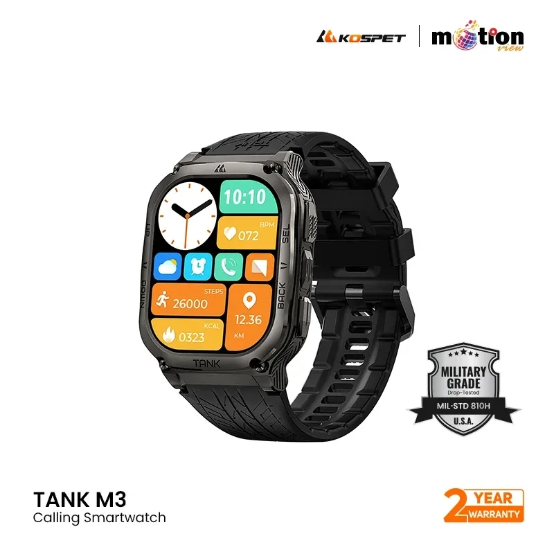 Kospet Tank M3 Calling Rugged Smartwatch