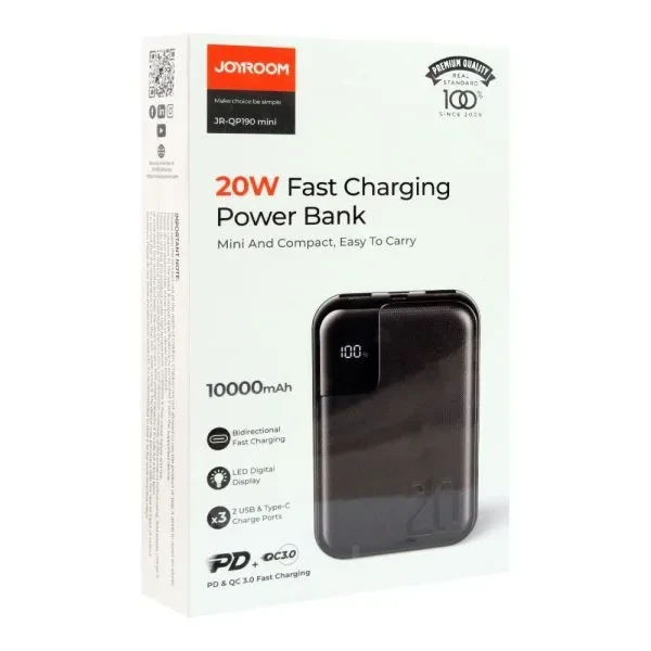 Joyroom JR-QP193 30000mAh Power Bank price in Bangladesh