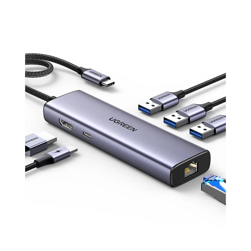 Ugreen Revodok 1061 CM512 (15598) 6-in-1 USB-C Docking Station