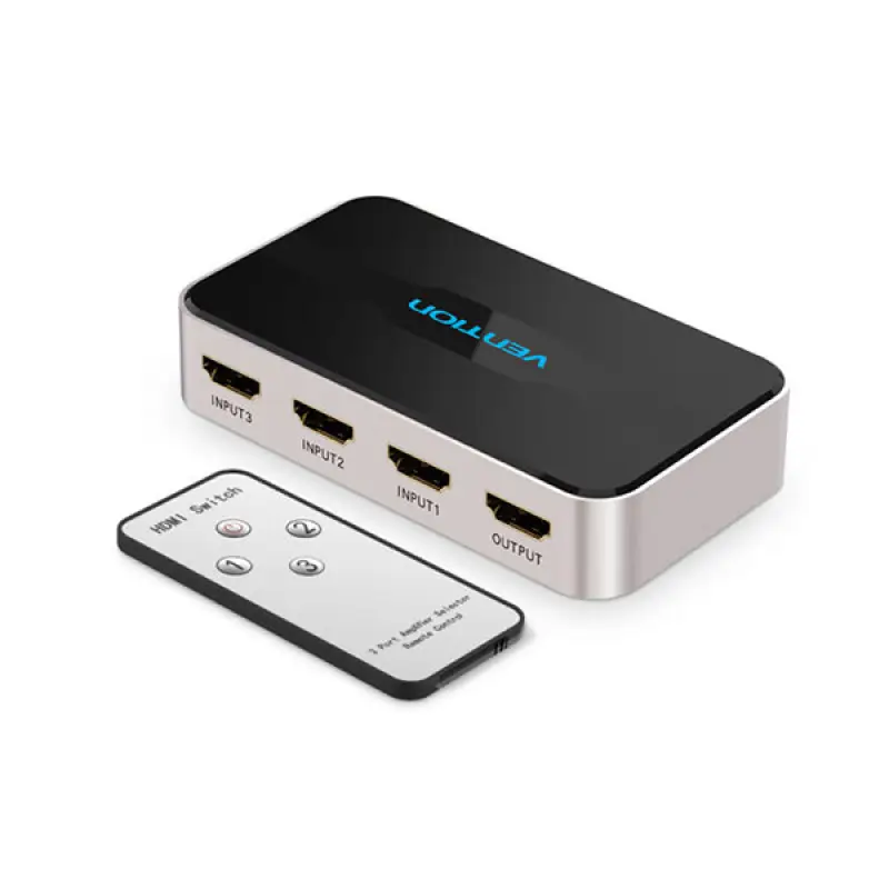 Vention AFFH0 3 In 1 Out HDMI Switcher