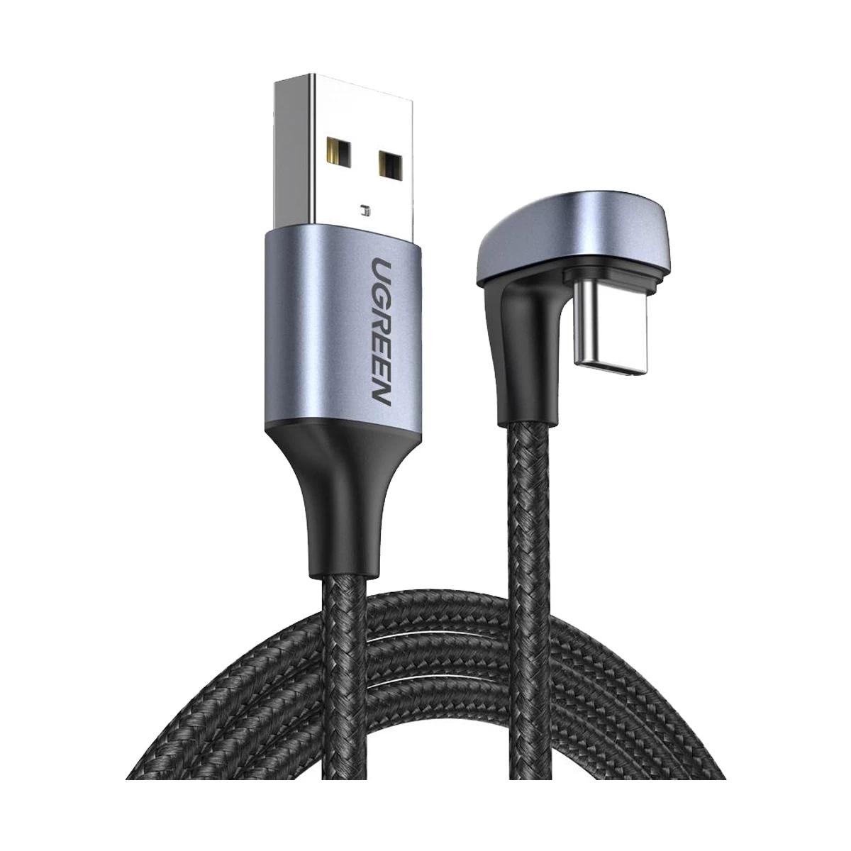 Ugreen US311 (70315) Angled USB-C Male To USB2.0 A Male 3A Data Cable