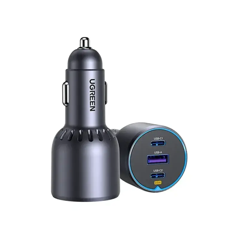 Ugreen EC703 (35024) 75W 3-Port Fast Car Charger