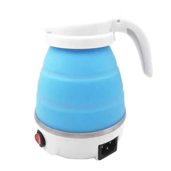 Foldable Travel Electric Kettle with Travel Adapter