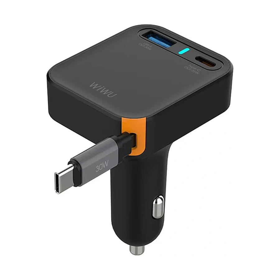 WiWU Helix Wi-CC033 65W 3 Ports Car Charger