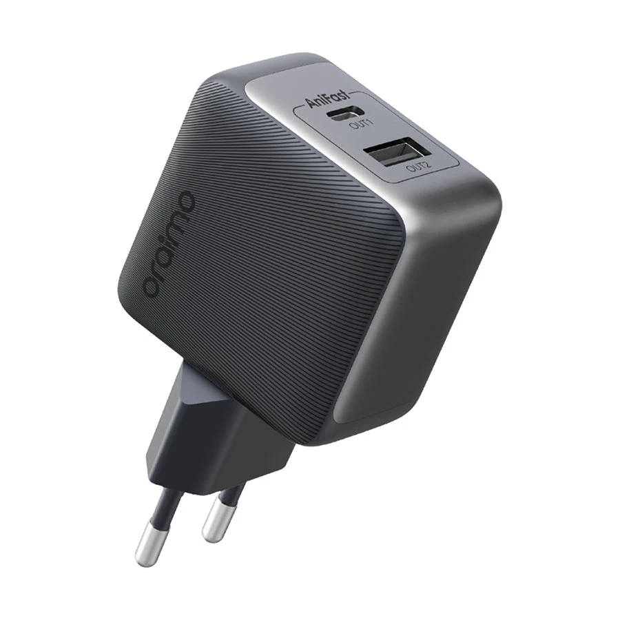 Oraimo PowerCube 33 Pro OCW-7331E USB & USB-C 33W Charger / Charging Adapter with USB to USB-C Cable  (EU)