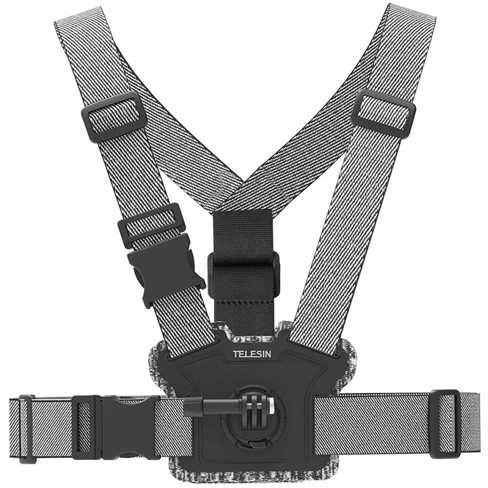 Telesin GP-CGP-T06 Dual-Mount Chest Strap For GoPro/DJI/Action Camera