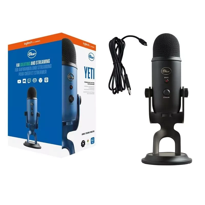 Blue Yeti Microphone (Blackout Edition) World's #1 USB Microphone