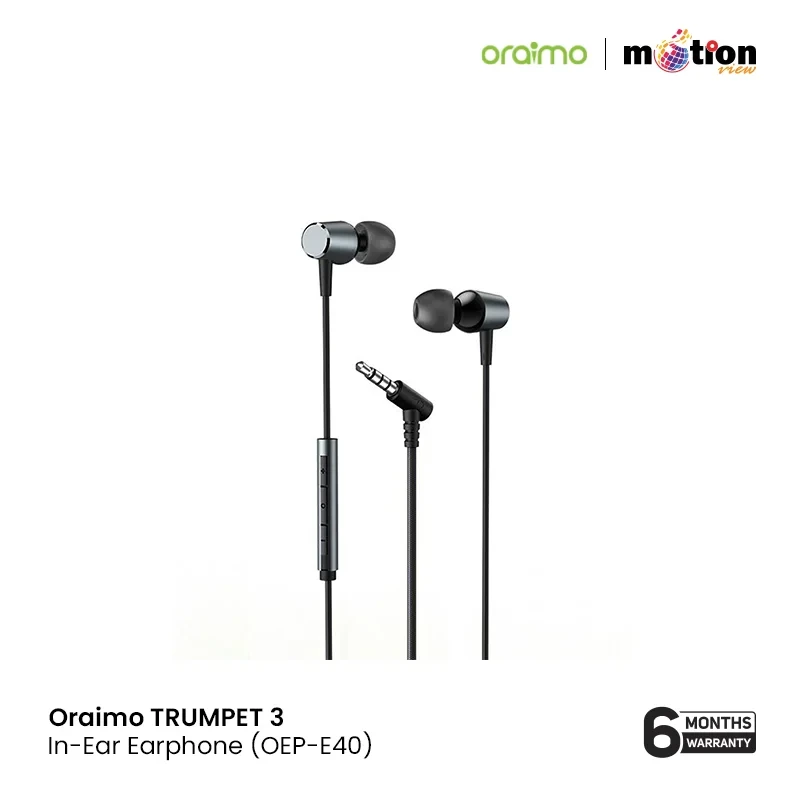 Oraimo OEP-E40 Trumpet 3 In-Ear Earphone