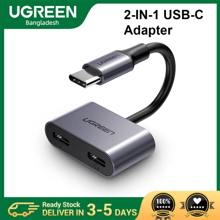 Ugreen CM232 (60165) 2-IN-1 USB-C Adapter