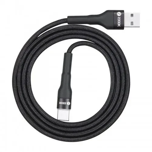 Zoook Lightup C USB Type-C Breathable LED Fast Charging Cable