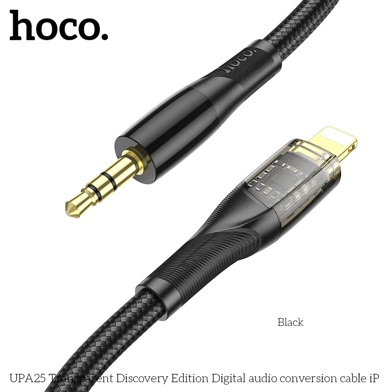 Hoco UPA27 Spirit Transparent Digital Audio Conversion Cable IP