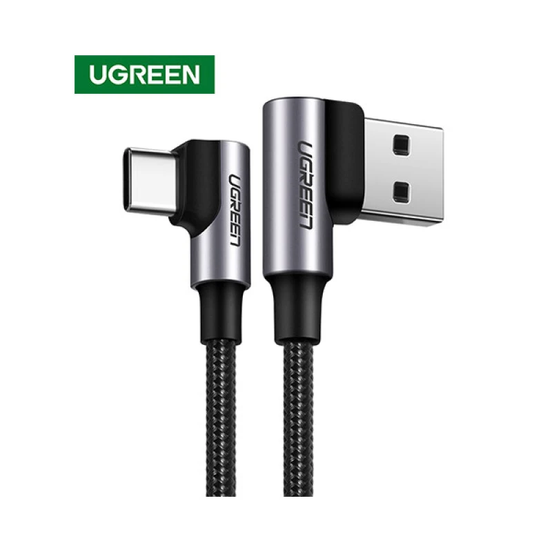 Ugreen US176 (20856) Right Angle USB-A to C Cable - 1M