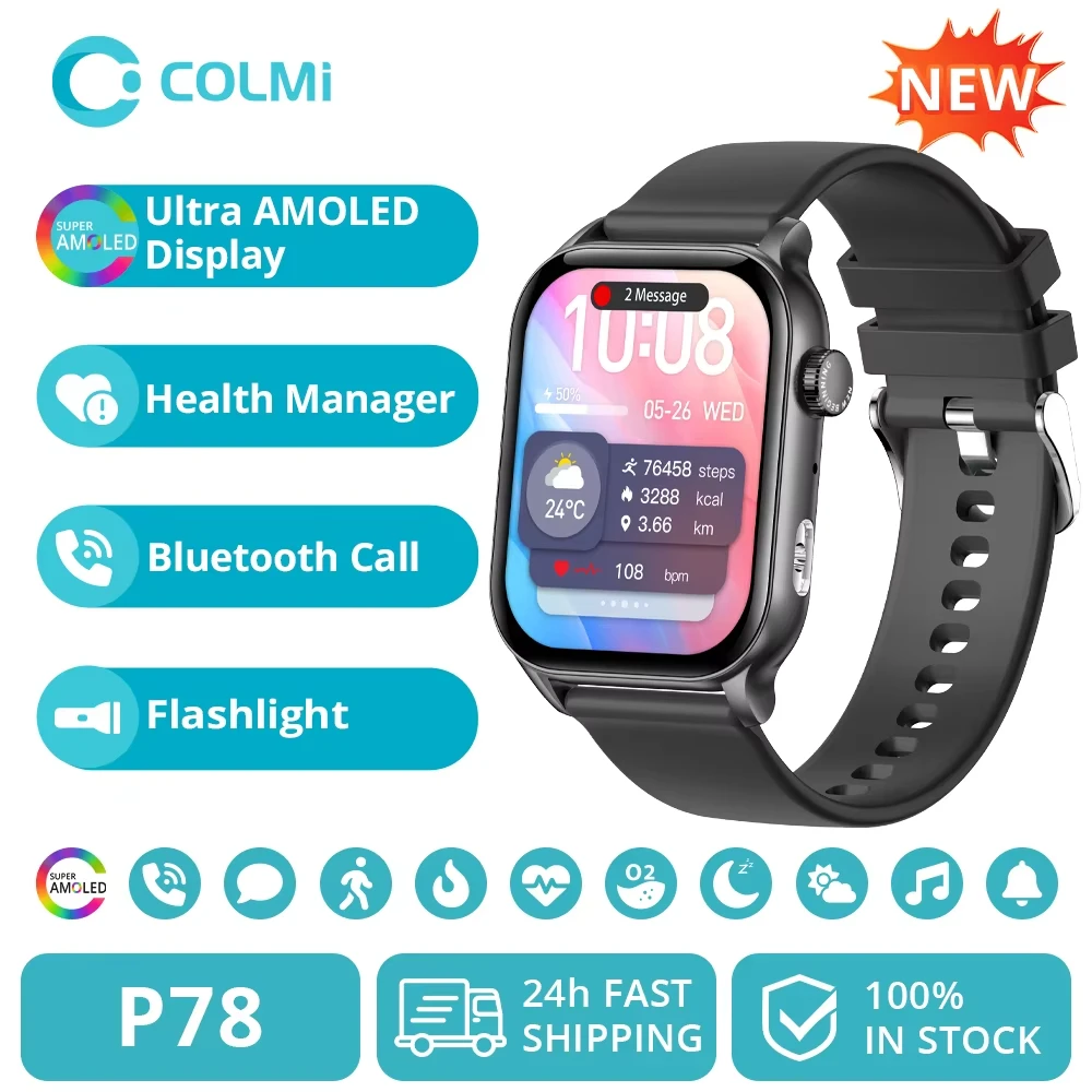Colmi P78 Bluetooth Calling Smart Watch