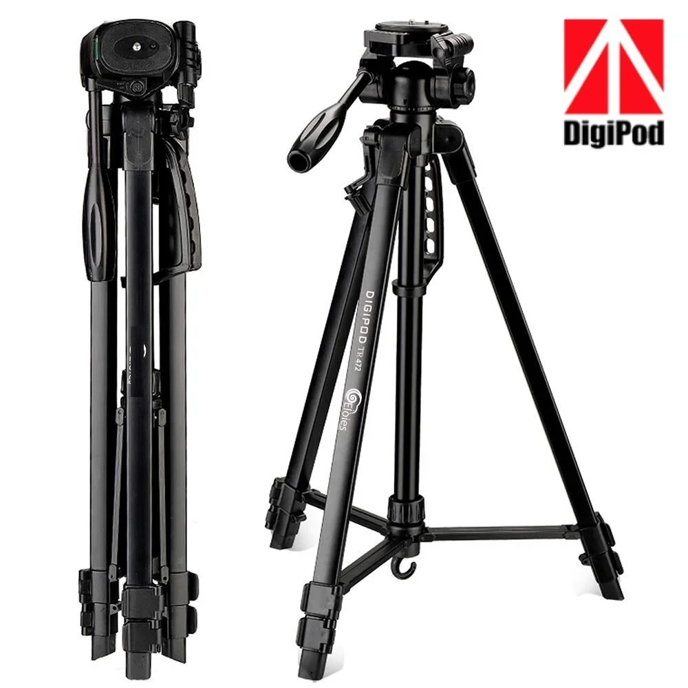 Digipod TR-472 Camera Tripod (5.8 Feet) Suitable To Mobile, Mirrorless Camera, DSLR