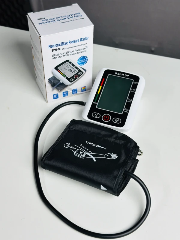 GearUP Electronic Blood Pressure Monitor With Voice Function (BPM-10)