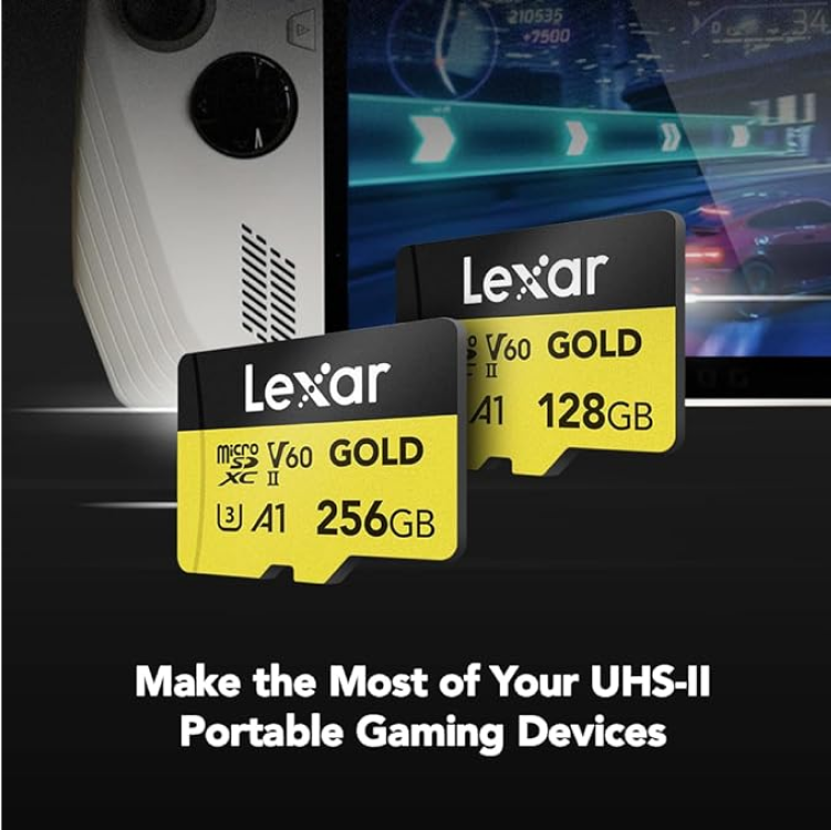 Lexar Professional GOLD 128GB / 256 microSDXC UHS-II Card