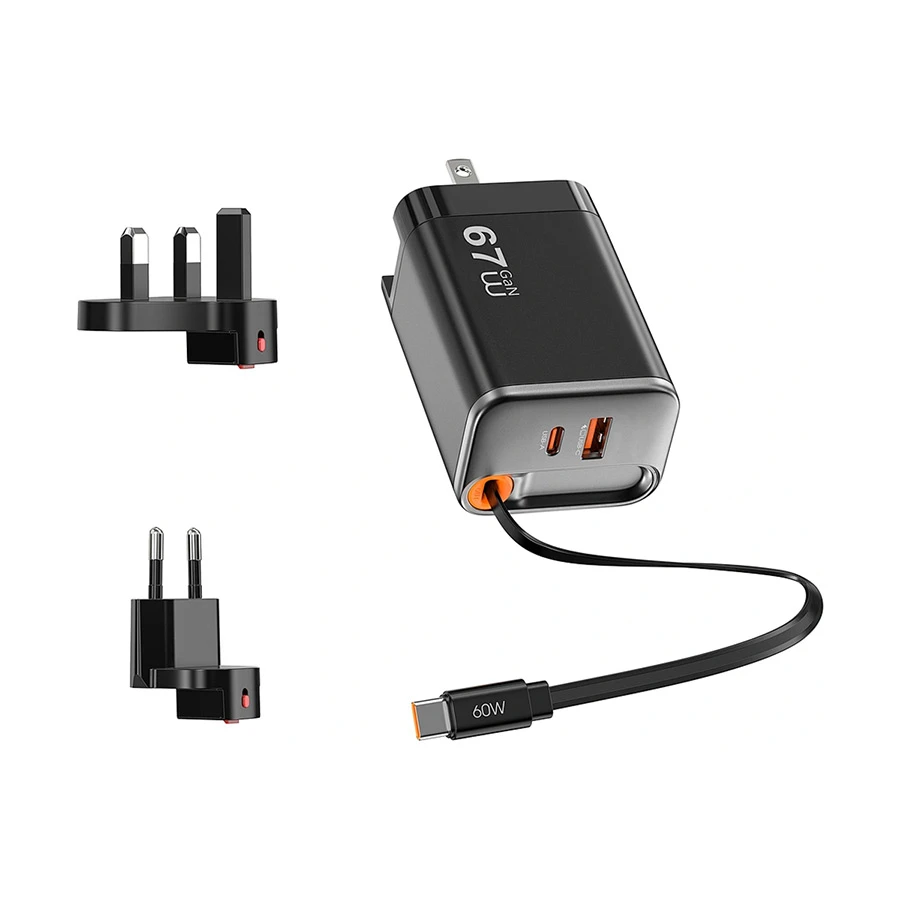 WIWU Helix Pro Wi-G027 67W GaN Fast Charger Ultra Fast Device Charging