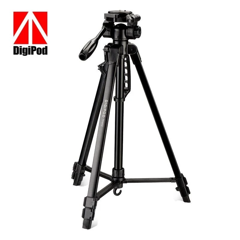 Digipod TR452 Aluminum Camera Tripod (4.4 Feet) - Suitable To Mobile, Mirrorless Camera, DSLR