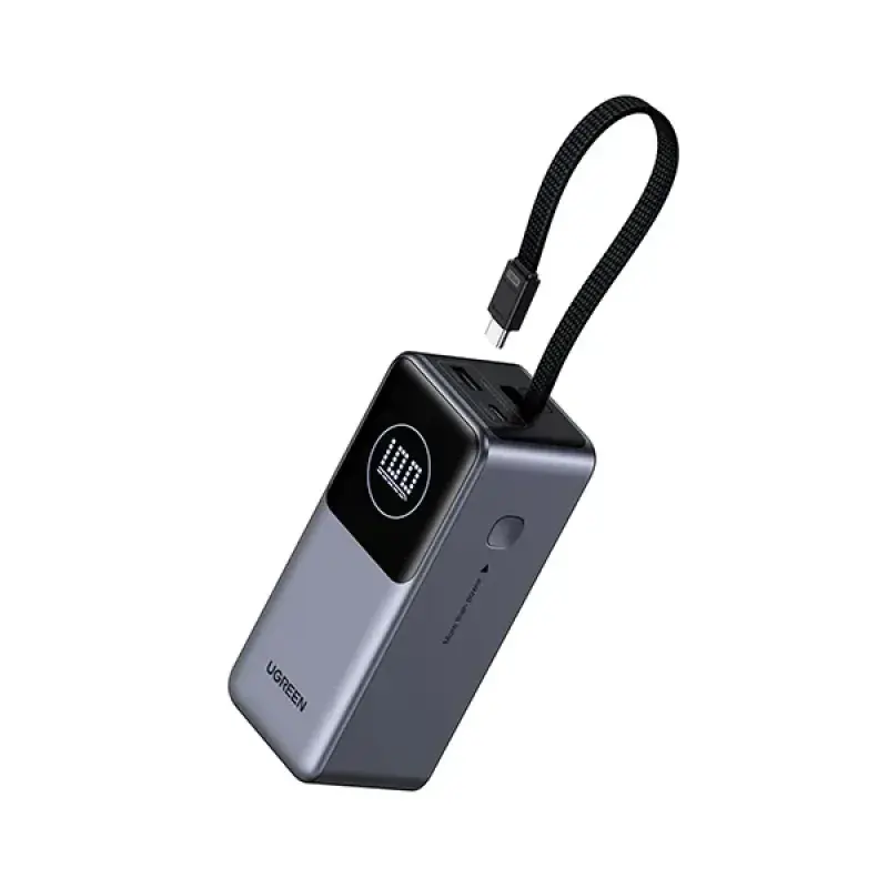 Ugreen PB723 (55365B) 130W Power Bank with Built-in Cable