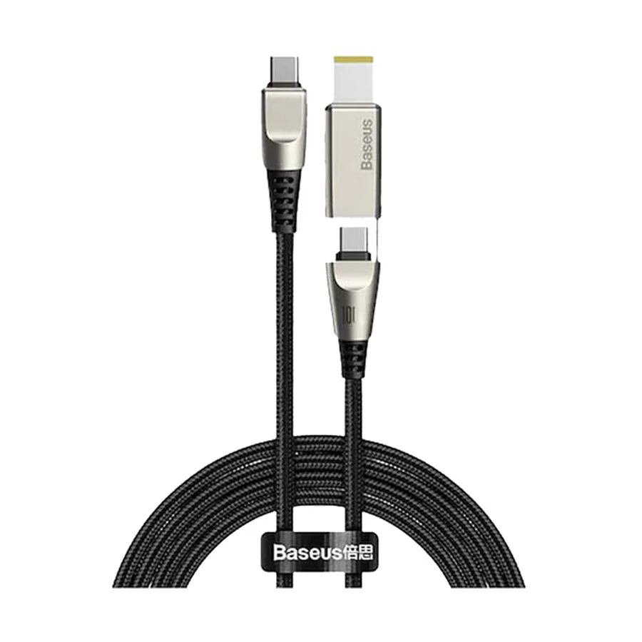 Baseus Flash Series Type-C to Type-C + DC 100W Fast Charging & Data Cable