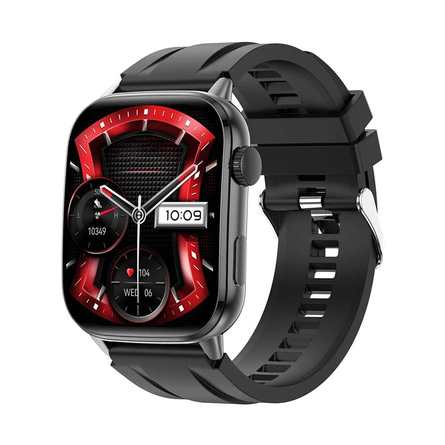 WiWU SW08 Bluetooth Calling Smart Watch with Metallic + Silicone Strap