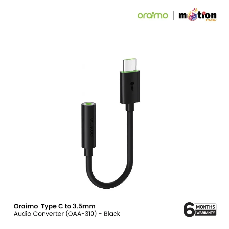 Oraimo OAA-310 Type C to 3.5mm Audio Converter