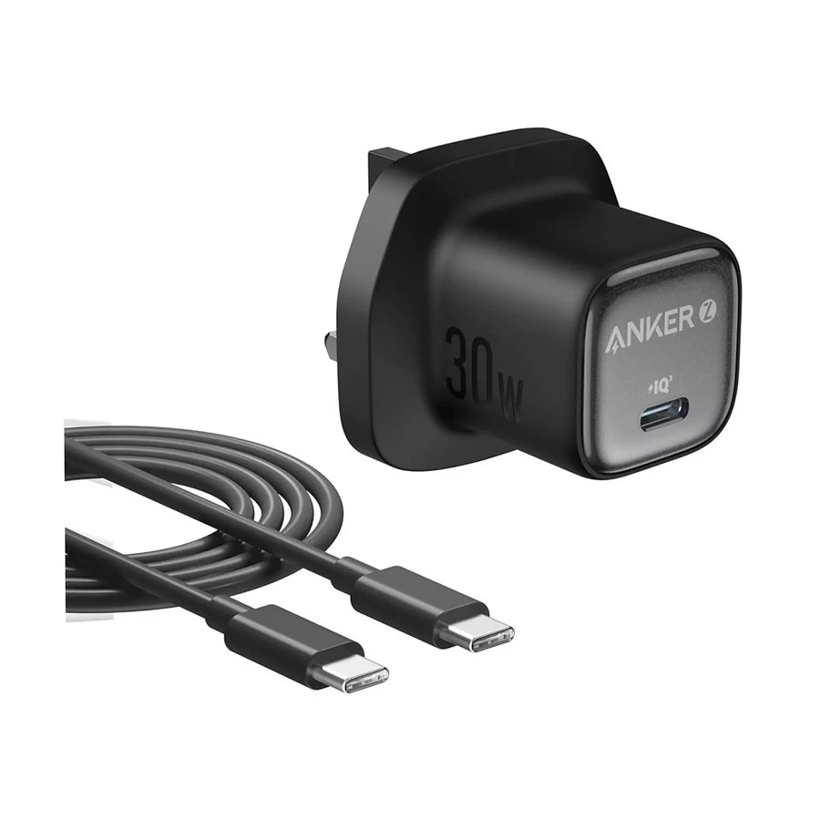 Anker Zolo 30W, PD 3.0 Charger Adapter with Cable