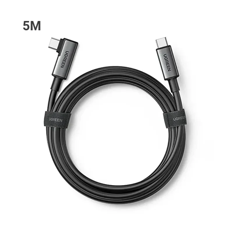 Ugreen US551 (90629) Right Angle USB-C to USB-C Link Cable - 5M
