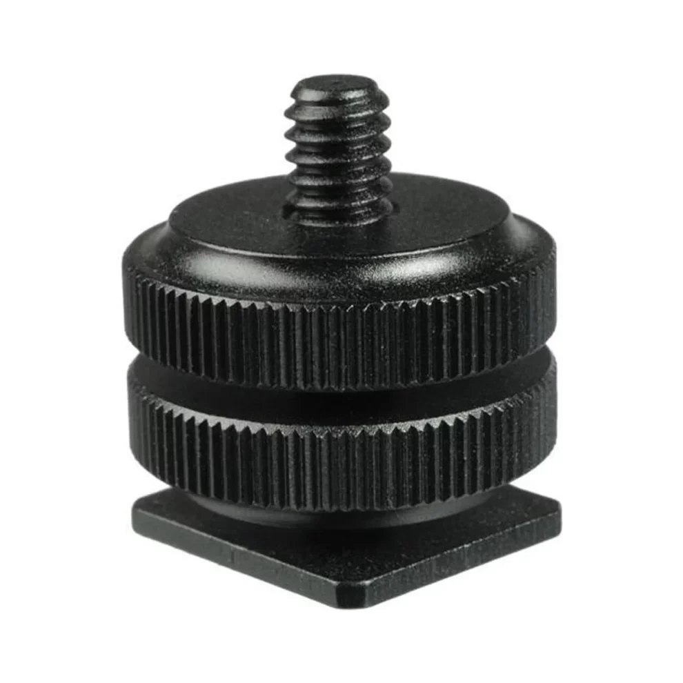 GearUP CM30 1/4 Inch Double Nut Cold Shoe Mount For Camera