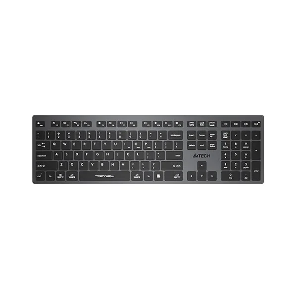 A4Tech Fstyler FBX50C 2.4G Bluetooth Rechargeable Type-C Multi-Mode Wireless Keyboard