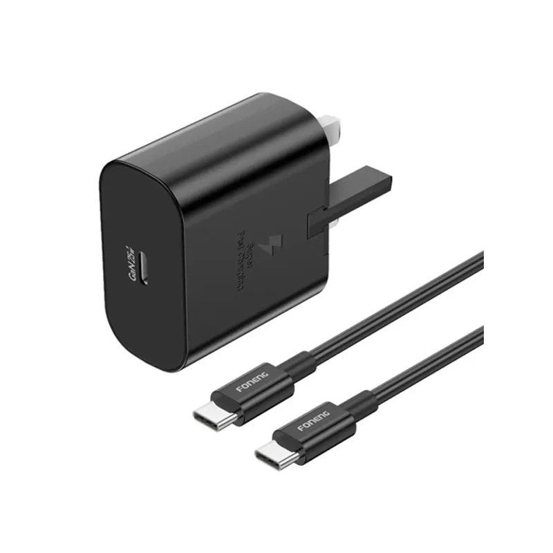 Foneng (UK32) 25W GaN USB-C Wall Charger With Type-C Cable