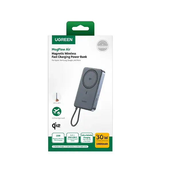Ugreen PB570 (75982SR) 10000mAh Qi2 15W Magnetic Wireless Power Bank