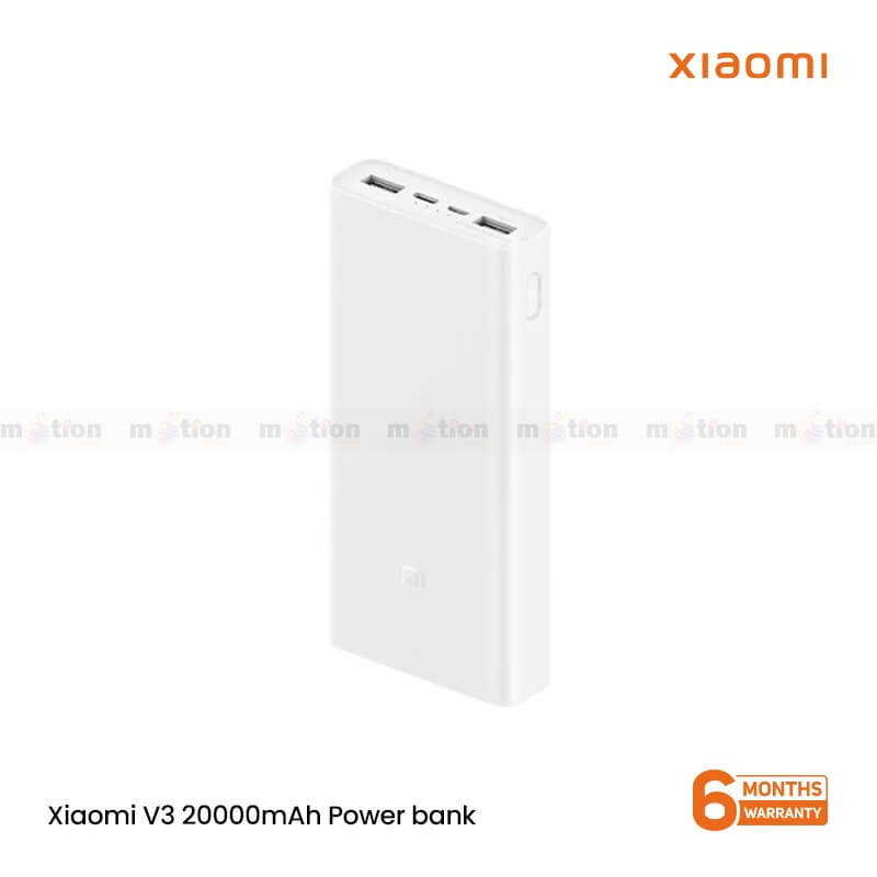 Mi 20000mAh Power Bank V3 USB-C With QC 3 18W