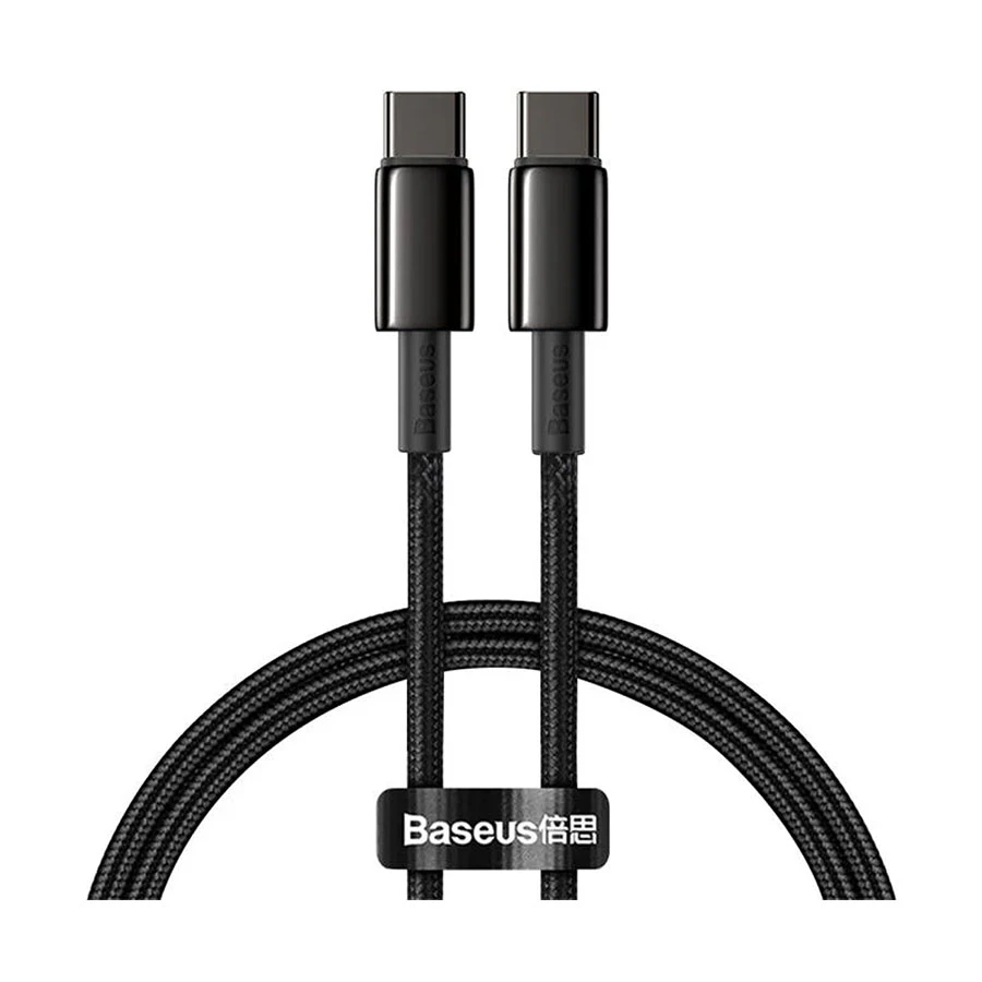 Baseus Tungsten Gold Type-C to Type-C Fast Charging Cable 100W