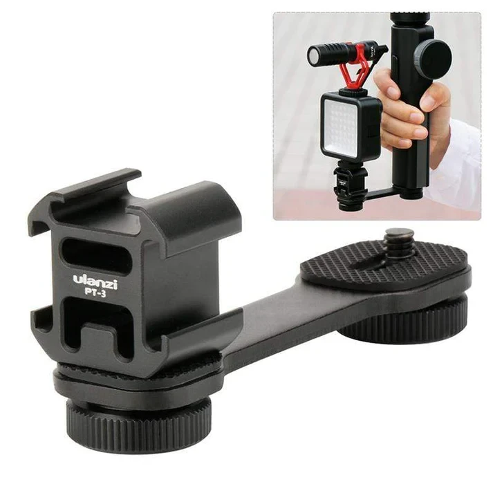 Ulanzi PT-3 Triple Cold Shoe Mount