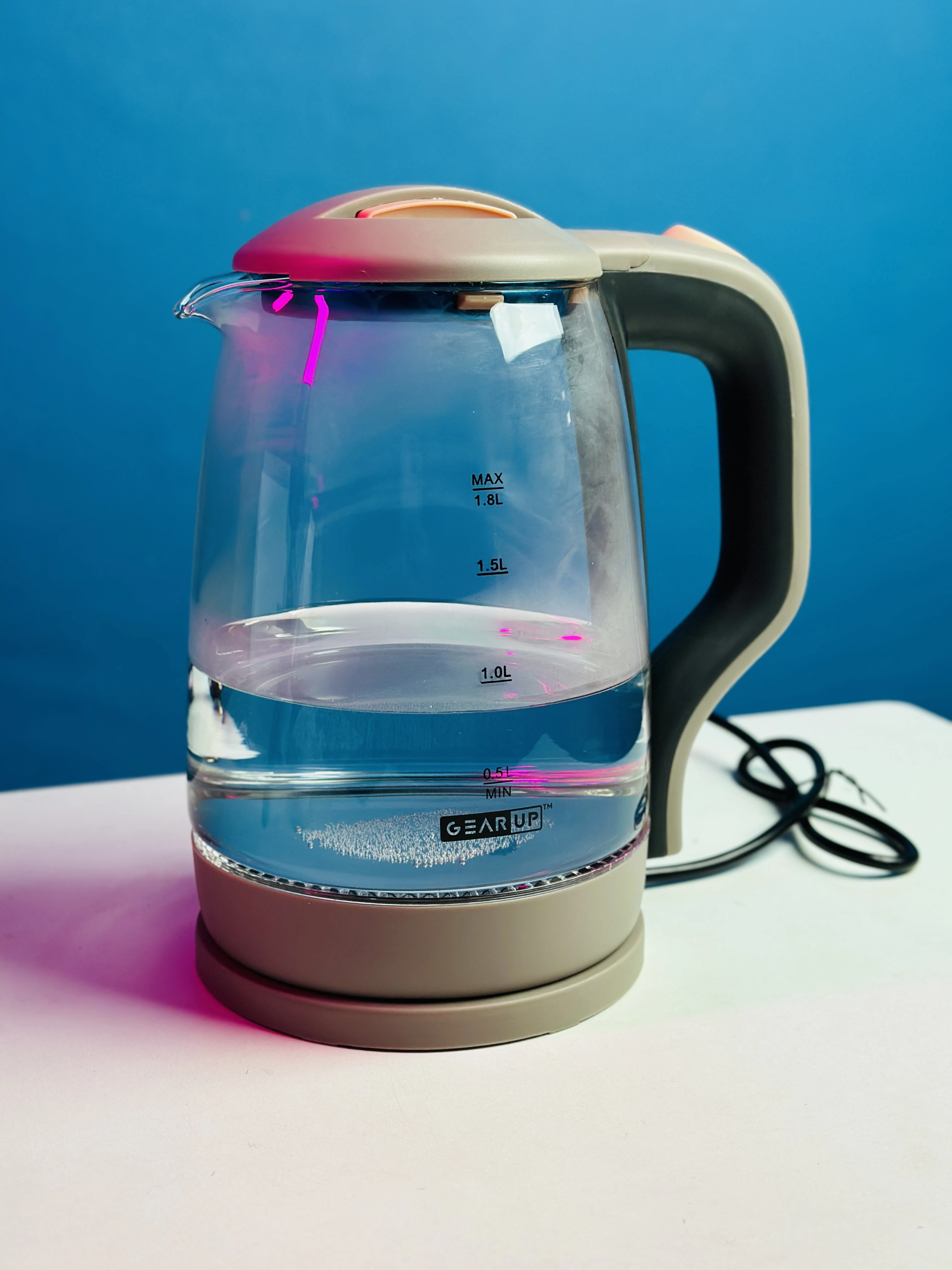 GearUP GK15 Premium Electric Glass Kettle 1.8L (1500W)