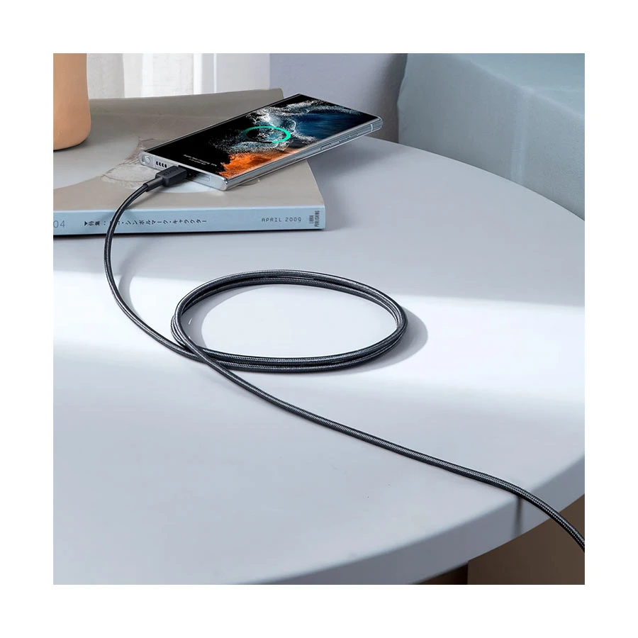 Anker 322 USB Type-C Male to Male, 1.8 Meter, Black Charging & Data Cable #A81F6H11 Thumbnail