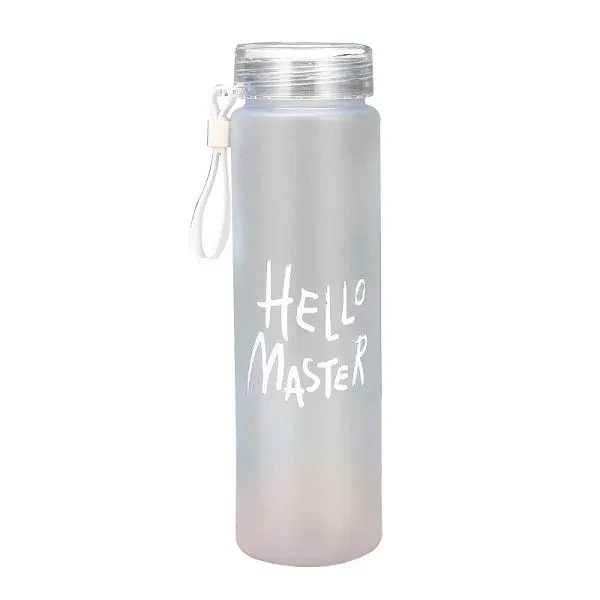 Transparent 500ml Portable Plastic Water Bottle