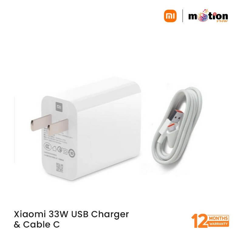 Xiaomi 33W USB Charger With Type-C Cable