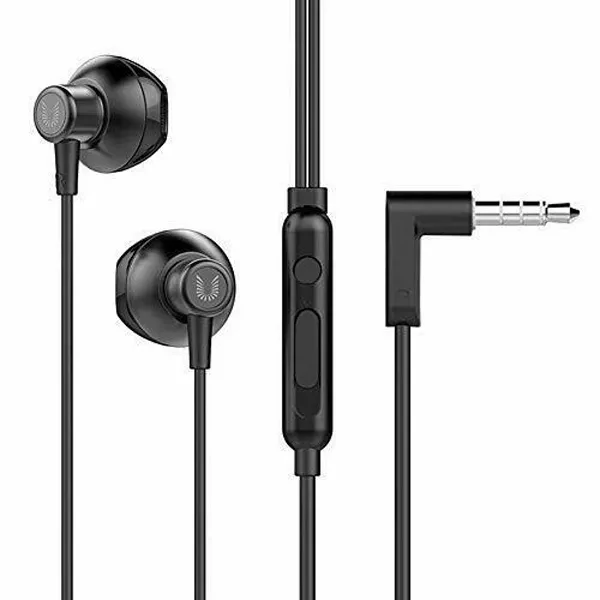 UiiSii HM12 Wired Half In-Ear Deep Bass Earphones With Mic