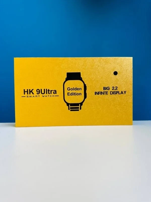 HK9 Ultra Golden Edition Smartwatch (Dual Straps)