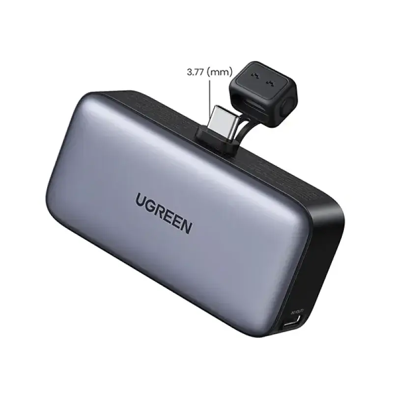 Ugreen PB503 (35338) 5000mAh Power Bank with Built-in USB-C Connector